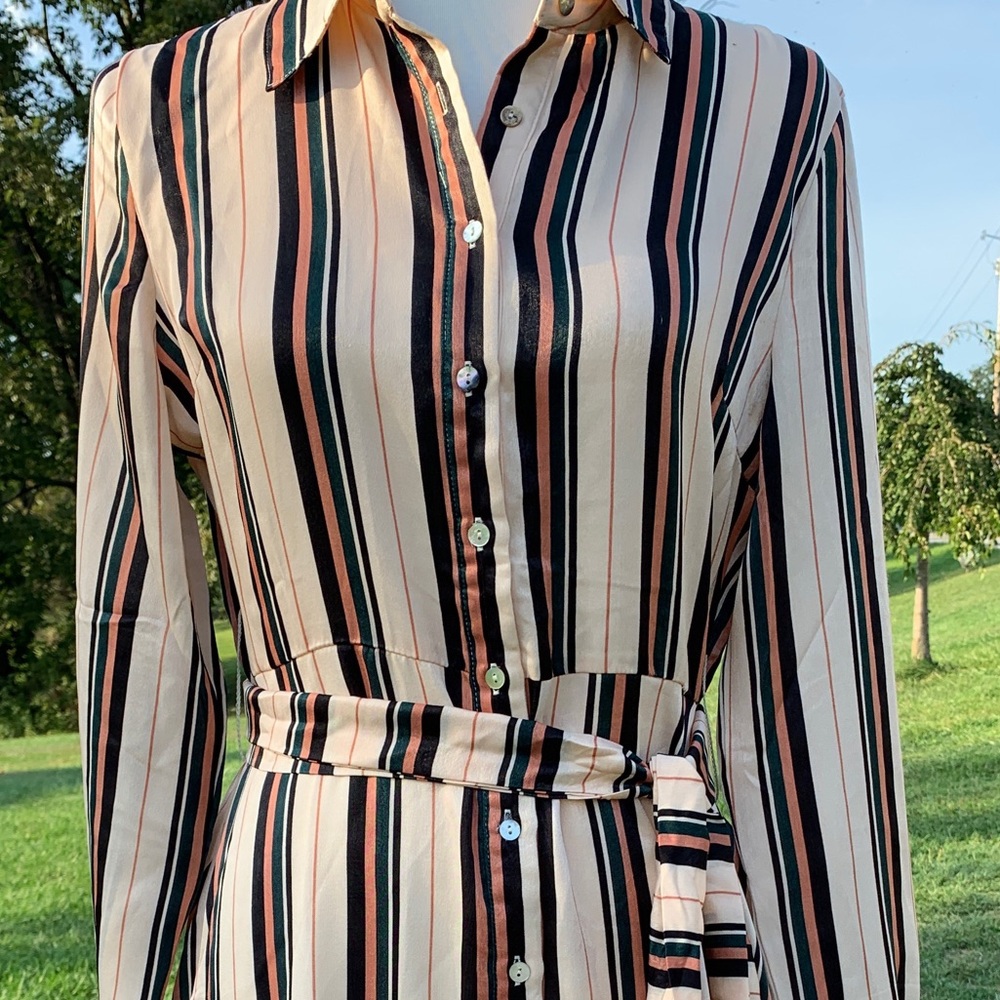 NWT Multicolored Striped Dress